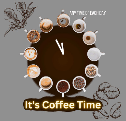 Early Riser - Coffee Time shirt design - zoomed