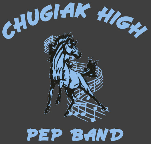 Mustang Pep Band appreal shirt design - zoomed