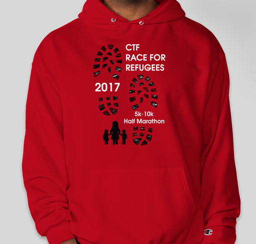 Carry the Future 2017 Race for Refugees Fundraiser - unisex shirt design - front