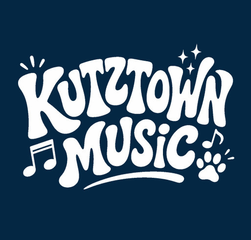 Kutztown Music Spirit Wear shirt design - zoomed