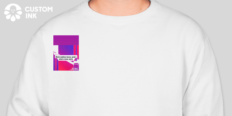 Custom hotsell ink crewneck