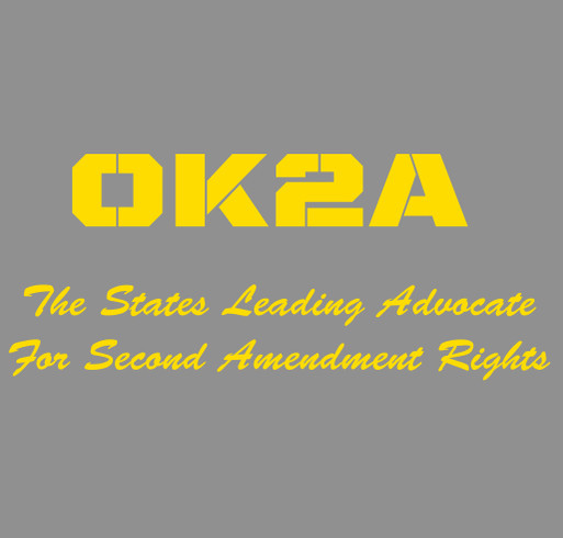 Oklahoma Second Amendment Association shirt design - zoomed