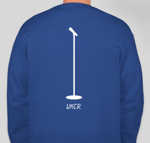 WKCR Crewneck Sweatshirt Fundraiser - unisex shirt design - back