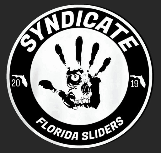 Slider’s Syndicate Apparel shirt design - zoomed