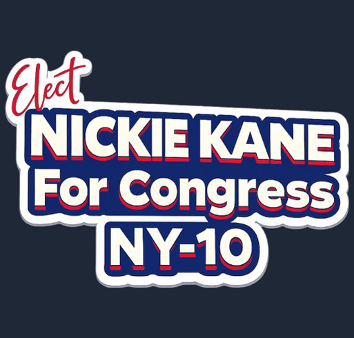 Nickie Kane for Congress shirt design - zoomed