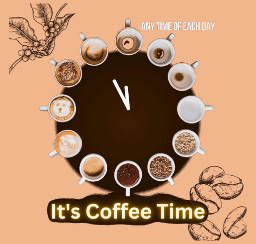 Early Riser - Coffee Time shirt design - zoomed