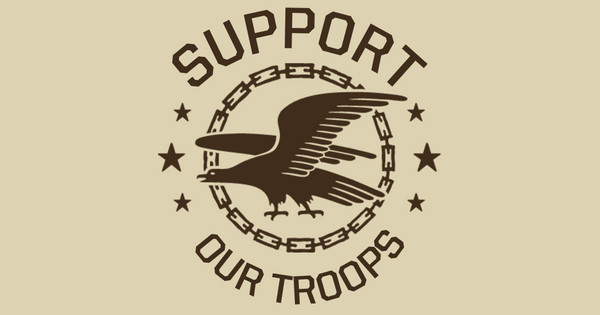Zoomed in Design Idea Number 62644: Support our Troops