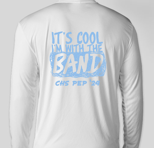 Mustang Pep Band appreal Fundraiser - unisex shirt design - back