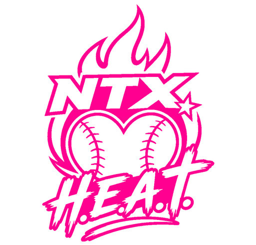 NTX Heat Inaugural Season Support shirt design - zoomed