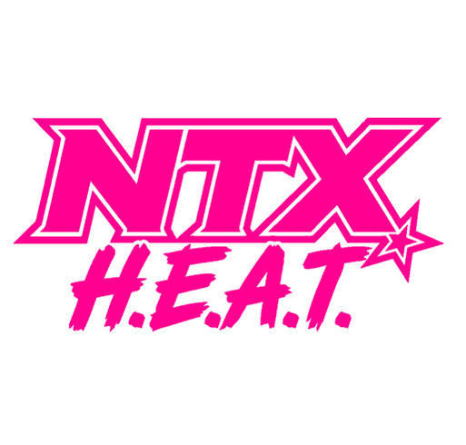 NTX Heat Inaugural Season Support shirt design - zoomed