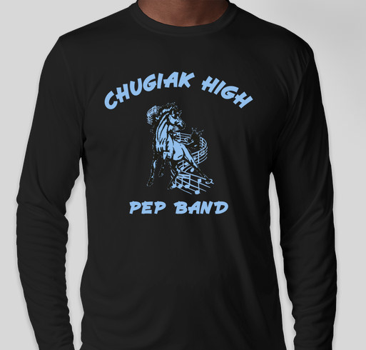 Mustang Pep Band appreal Fundraiser - unisex shirt design - front