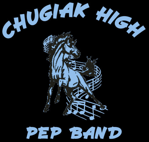 Mustang Pep Band appreal shirt design - zoomed