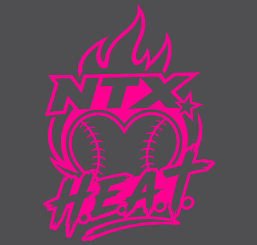 NTX Heat Inaugural Season Support shirt design - zoomed