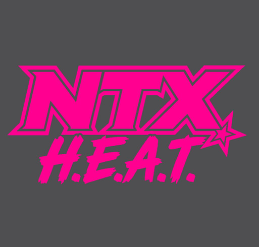 NTX Heat Inaugural Season Support shirt design - zoomed