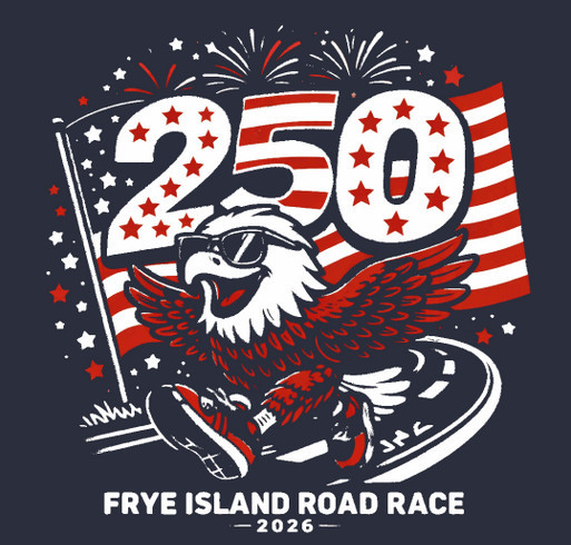 FRYE ISLAND 2026 Road Race shirt design - zoomed