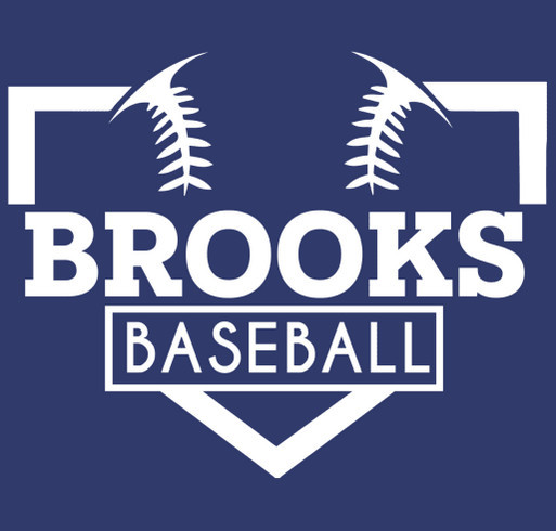 Brooks Baseball shirt design - zoomed
