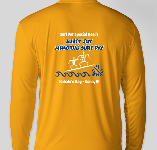 2024 S4SN Aunty Joy Mills Memorial Surf Day Fundraiser - unisex shirt design - back