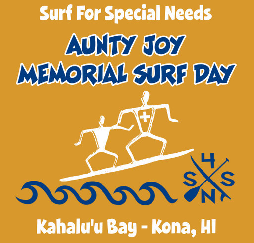 2024 S4SN Aunty Joy Mills Memorial Surf Day shirt design - zoomed
