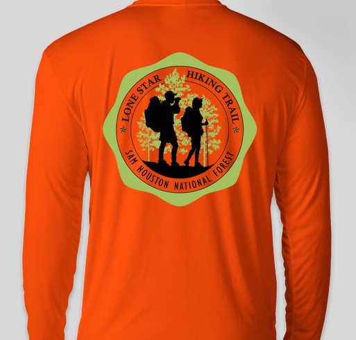 Support the Sam Houston Trails/Hiking Element Fundraiser - unisex shirt design - back