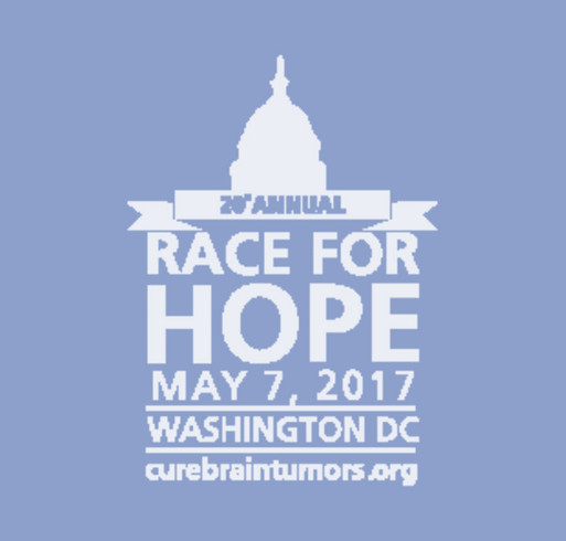 20th Annual Race for Hope - DC shirt design - zoomed