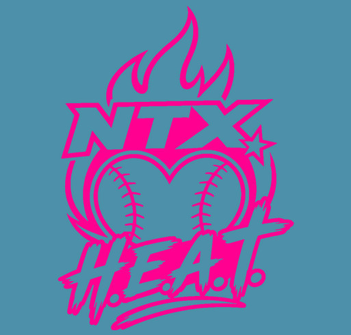 NTX Heat Inaugural Season Support shirt design - zoomed