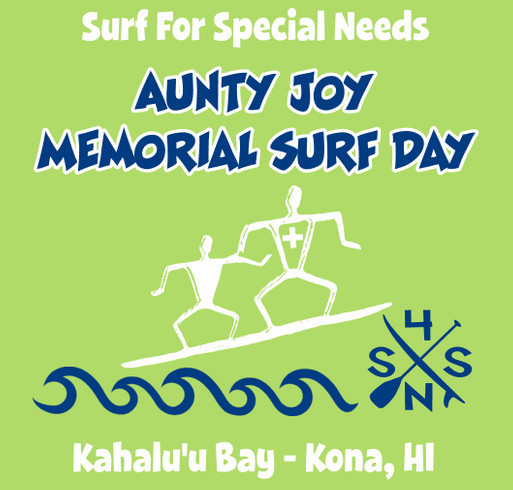 2024 S4SN Aunty Joy Mills Memorial Surf Day shirt design - zoomed
