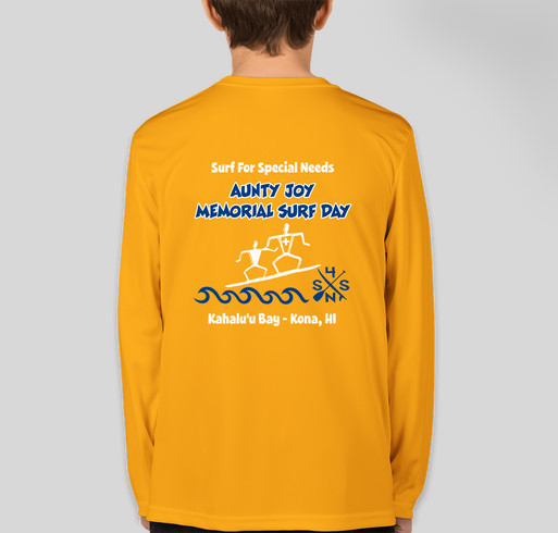2024 S4SN Aunty Joy Mills Memorial Surf Day Fundraiser - unisex shirt design - back