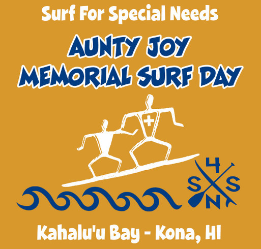 2024 S4SN Aunty Joy Mills Memorial Surf Day shirt design - zoomed