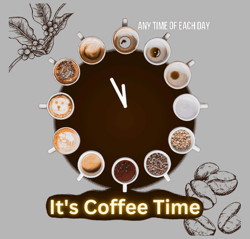 Early Riser - Coffee Time shirt design - zoomed