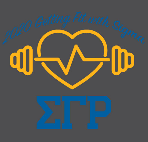 Alpha Sigma Chapter Health & Wellness Committee shirt design - zoomed