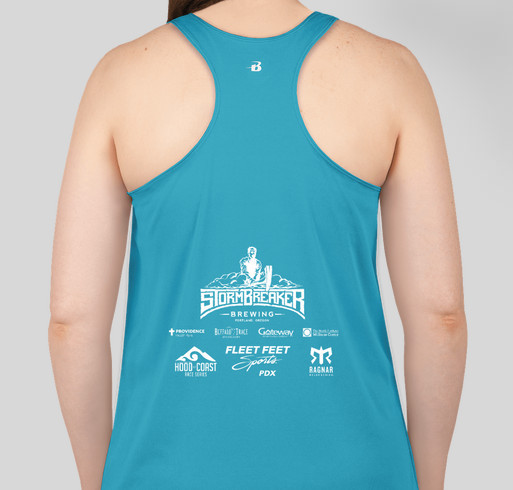 NoPo Run Club Fundraiser - unisex shirt design - back