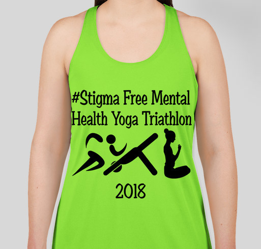 Yoga Triathlon Saturday May 26th 2018 Dellwood Park, Lockport Illinois Fundraiser - unisex shirt design - front