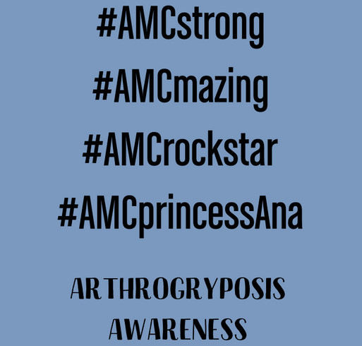 AMC Princess Ana - How to say Arthrogryposis shirt design - zoomed