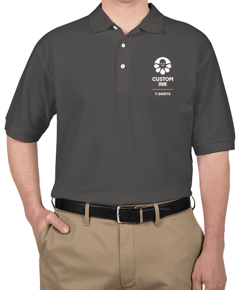 Devon & Jones Pima Pique Polo - Graphite