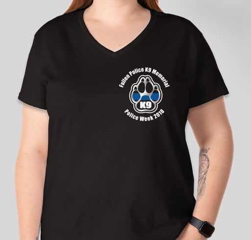 1st Annual Fallen Police K9 Memorial Fundraiser - unisex shirt design - front