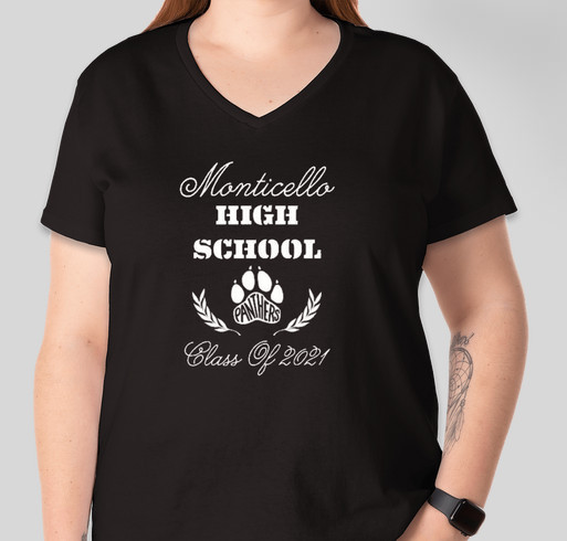 Monticello Senior Class of 2021 Fundraiser - unisex shirt design - front