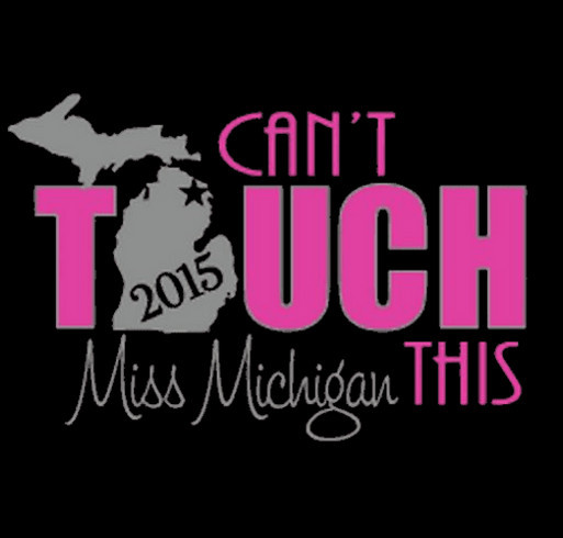 Miss America Fundraiser for Miss Michigan 2015, Emily Kieliszewski's Team shirt design - zoomed
