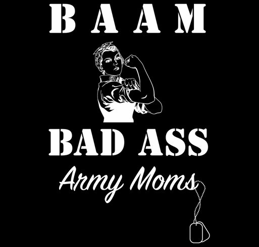 Army Strong Moms shirt design - zoomed