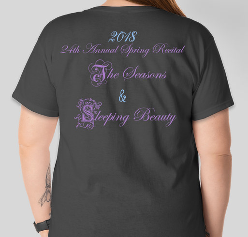 Dance for Joy Recital 2018 Fundraiser - unisex shirt design - back