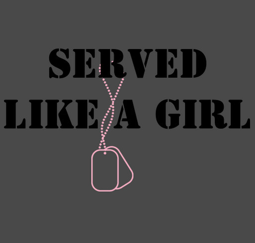 Served Like A Girl shirt design - zoomed