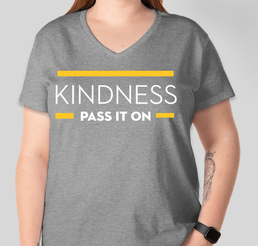 International Bullying Prevention Association: Kindness - Pass it on Fundraiser - unisex shirt design - front