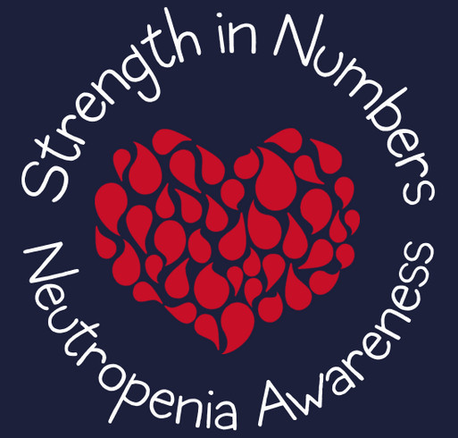 Neutropenia Awareness shirt design - zoomed