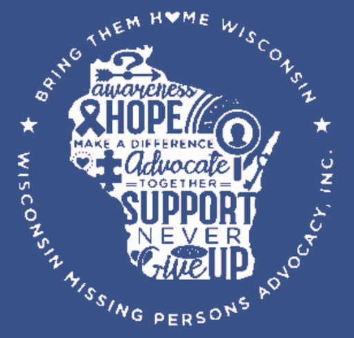 2022 Missing Persons Awareness Campaign shirt design - zoomed