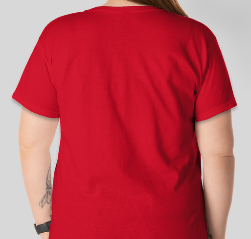 Fight Like CHAMP! Fundraiser - unisex shirt design - back