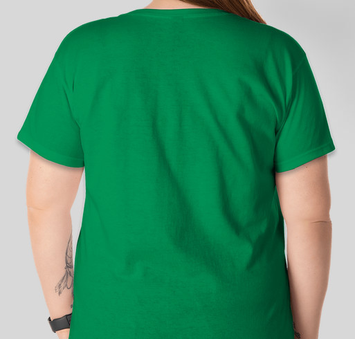 Merch for Mutts Women's Vnecks Fundraiser - unisex shirt design - back