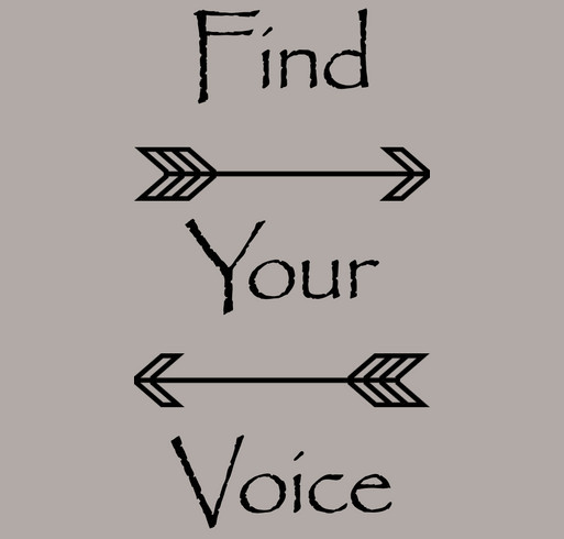 Find Your Voice shirt design - zoomed