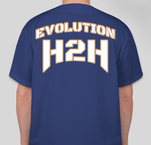 EVOLUTION H2H LLC Fundraiser - unisex shirt design - back