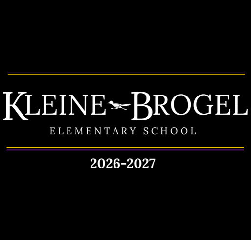 Kleine Brogel Elementary School PTO Fundraiser 2026-27 shirt design - zoomed
