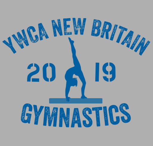 YWCA New Britain Gymnastics Fundraiser shirt design - zoomed