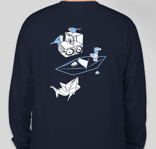 FoldFest Spring 2021 T-shirt Fundraiser - unisex shirt design - back